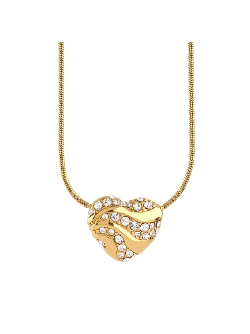 Acquista ora collana my heart cuore con zirconi su elefantebianco.jewelry