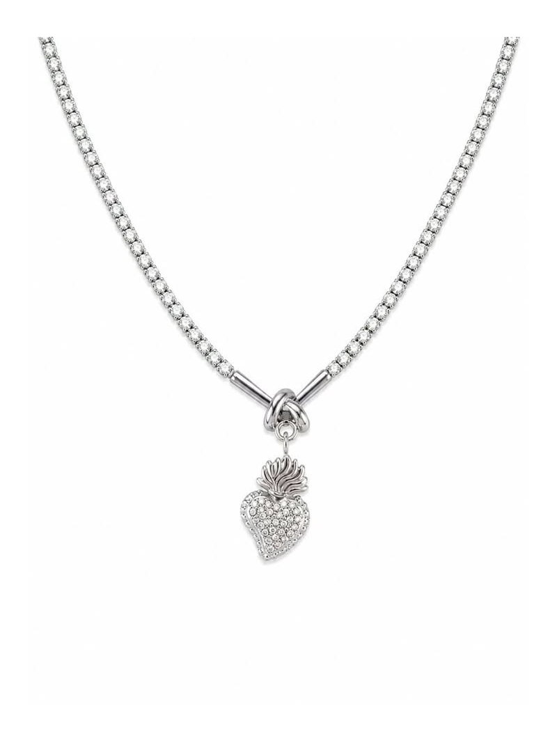 Acquista ora collana tennis cuore sacro su elefantebianco.jewelry