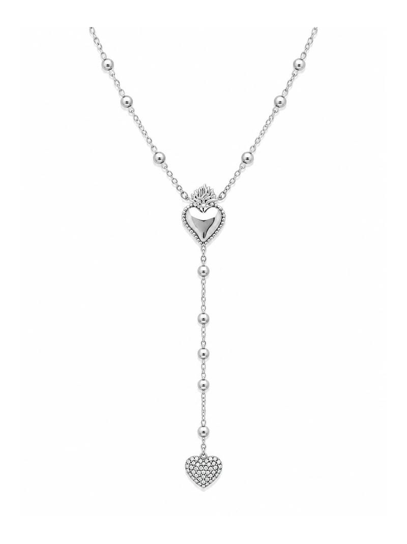 Acquista ora collana rosario cuore sacro su elefantebianco.jewelry