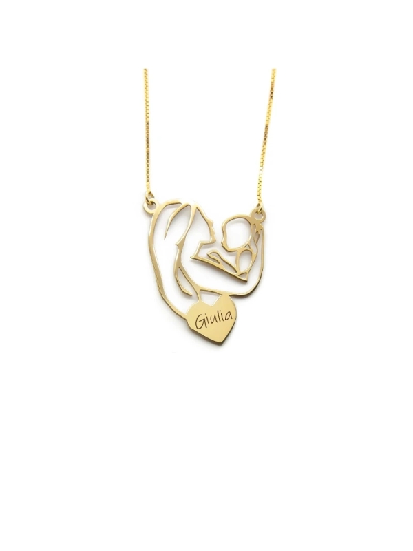 Acquista ora Collana mamma e figlio su elefantebianco.jewelry