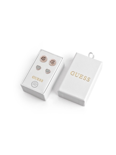 Acquista ora orecchini doppia coppia logo e cuore zirconato su elefantebianco.jewelry 2