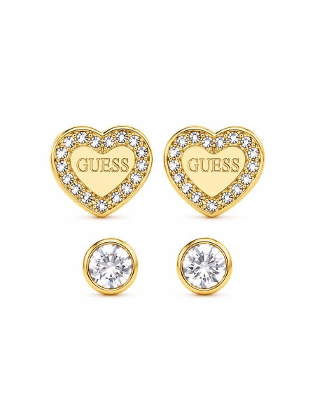 Acquista ora orecchini doppia coppia cuore con punto luce su elefantebianco.jewelry 2