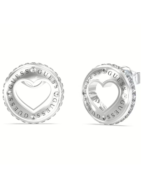 Acquista ora orecchini bottone cuore traforato su elefantebianco.jewelry 2