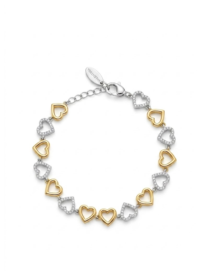 Acquista ora bracciale esplosione di cuori su elefantebianco.jewelry
