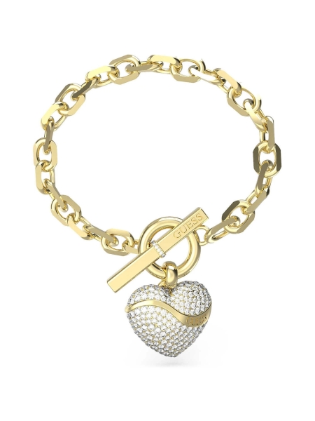 Acquista ora bracciale catena con cuore zirconato su elefantebianco.jewelry