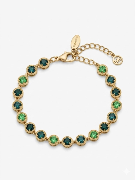Acquista ora bracciale tutti punto luce verde su elefantebianco.jewelry