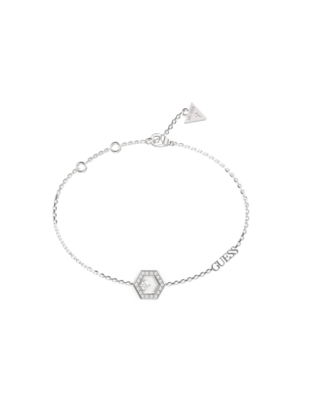 Acquista ora bracciale esagono con punto luce su elefantebianco.jewelry