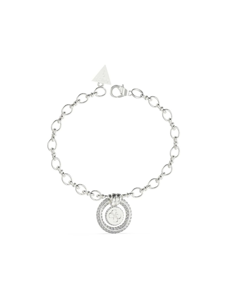 Acquista ora bracciale cerchio con logo pendente su elefantebianco.jewelry