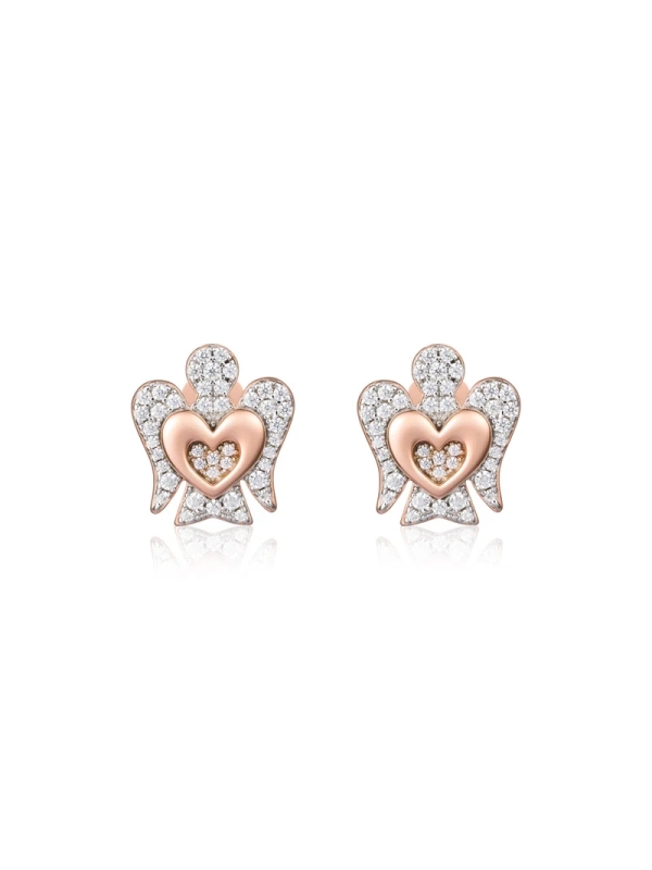 Acquista ora orecchino angelo con cuore su elefantebianco.jewelry