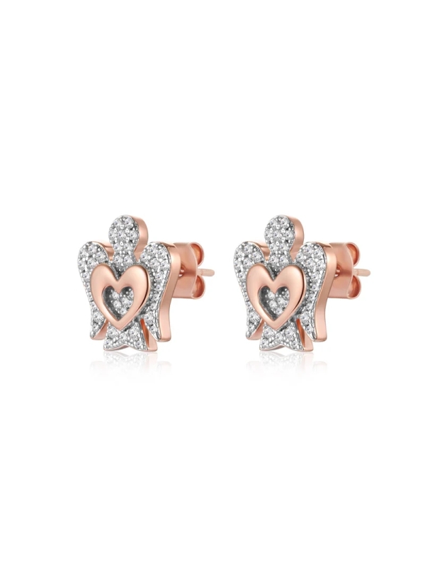 Acquista ora orecchino angelo con cuore su elefantebianco.jewelry