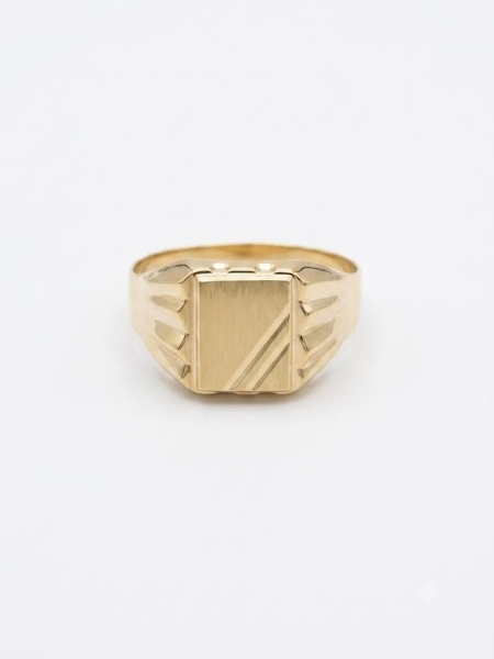 Acquista ora anello rettangolare 18kt su elefantebianco.jewelry