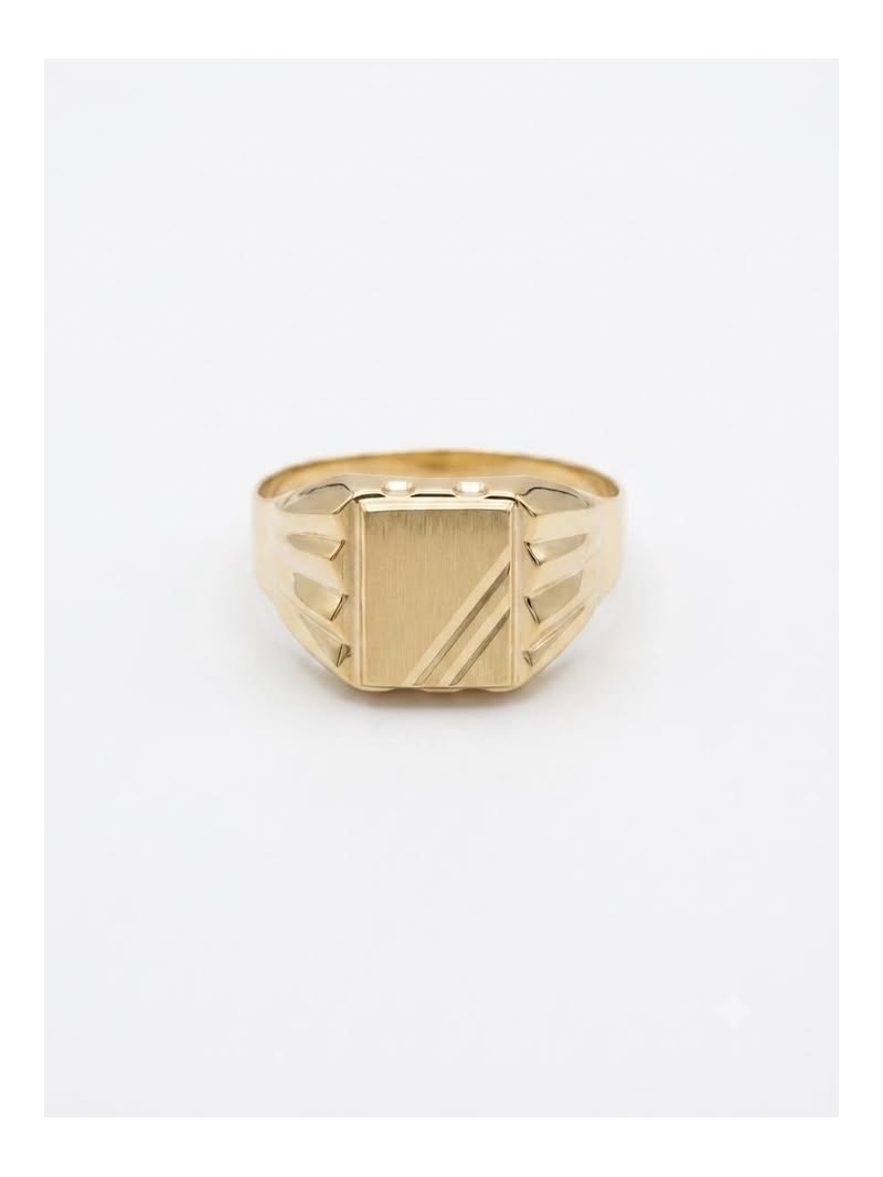 Acquista ora anello rettangolare 18kt su elefantebianco.jewelry