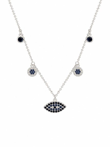 Acquista ora collana occhio e punti luce su elefantebianco.jewelry
