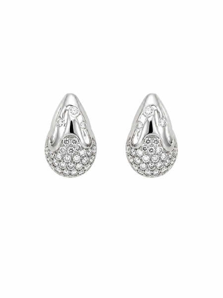 Acquista ora orecchini goccia con zirconi bianchi su elefantebianco.jewelry