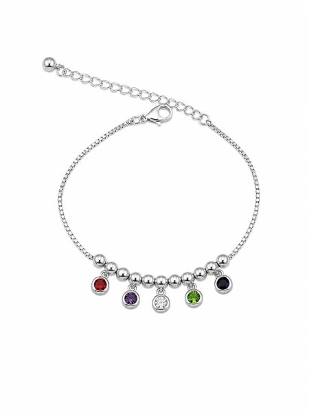 Acquista ora bracciale pallini con punti luce multicolor su elefantebianco.jewelry