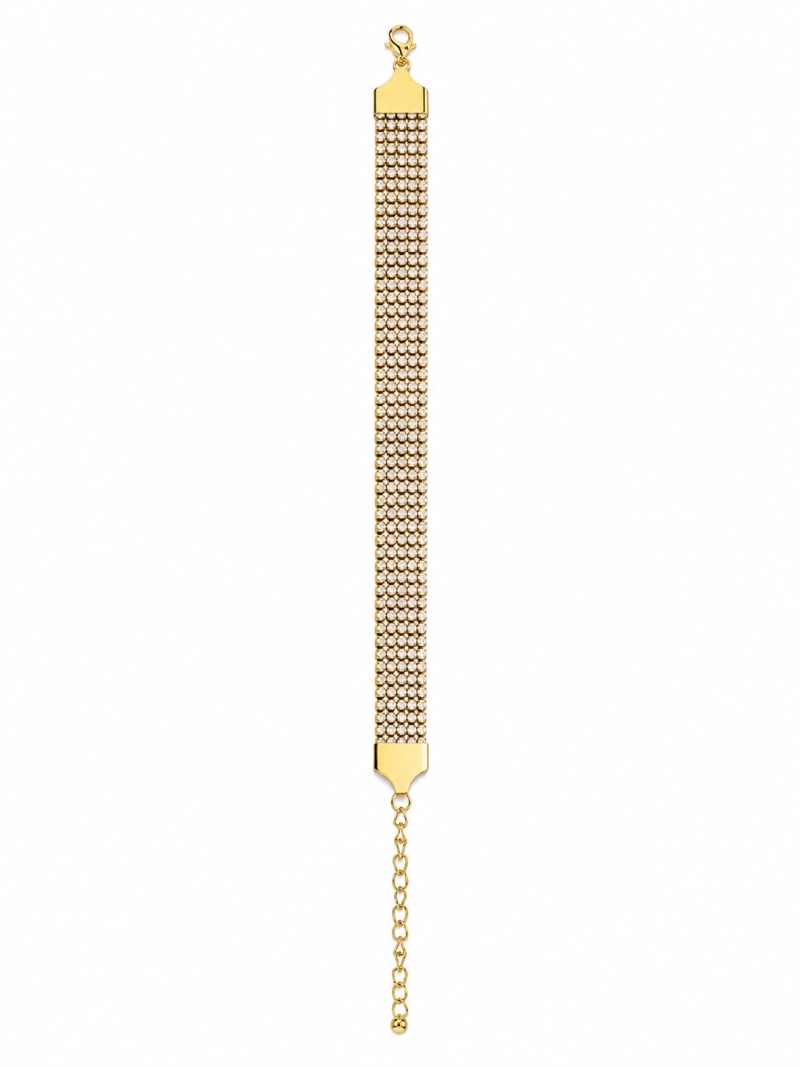 Acquista ora bracciale fascia con pietre rosa su elefantebianco.jewelry