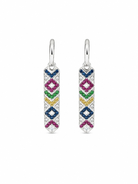 Acquista ora orecchini freccia multicolor su elefantebianco.jewelry