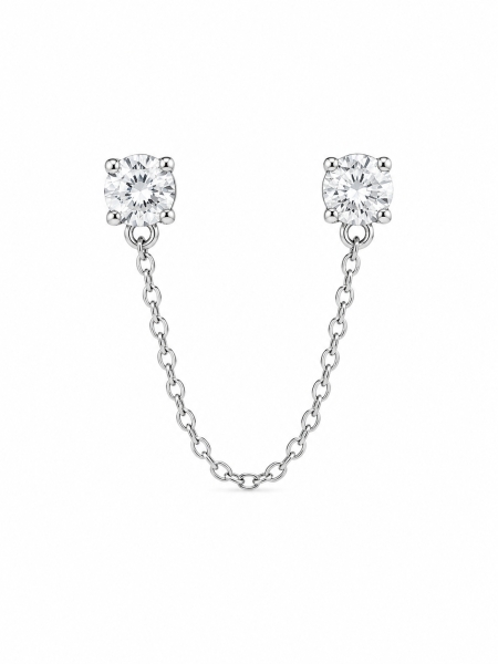 Acquista ora orecchini punto luce doppio foro grande su elefantebianco.jewelry