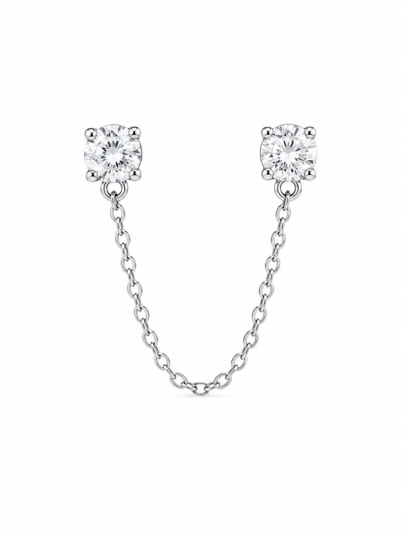 Acquista ora orecchini punto luce doppio foro grande su elefantebianco.jewelry