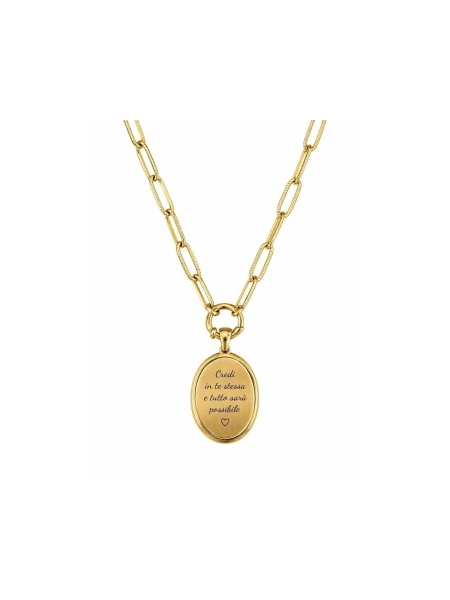 Acquista ora collana marinara con ciondolo ovale personalizzabile su elefantebianco.jewelry