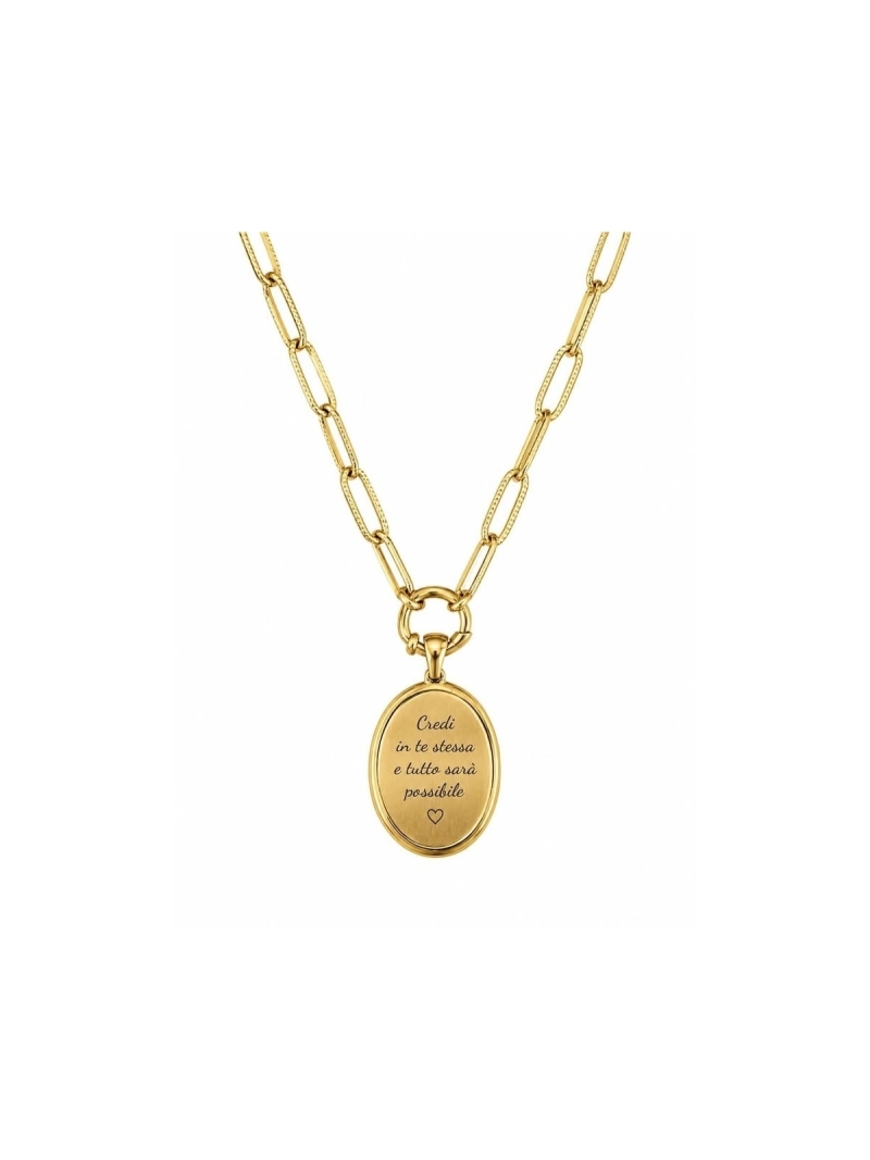 Acquista ora collana marinara con ciondolo ovale personalizzabile su elefantebianco.jewelry