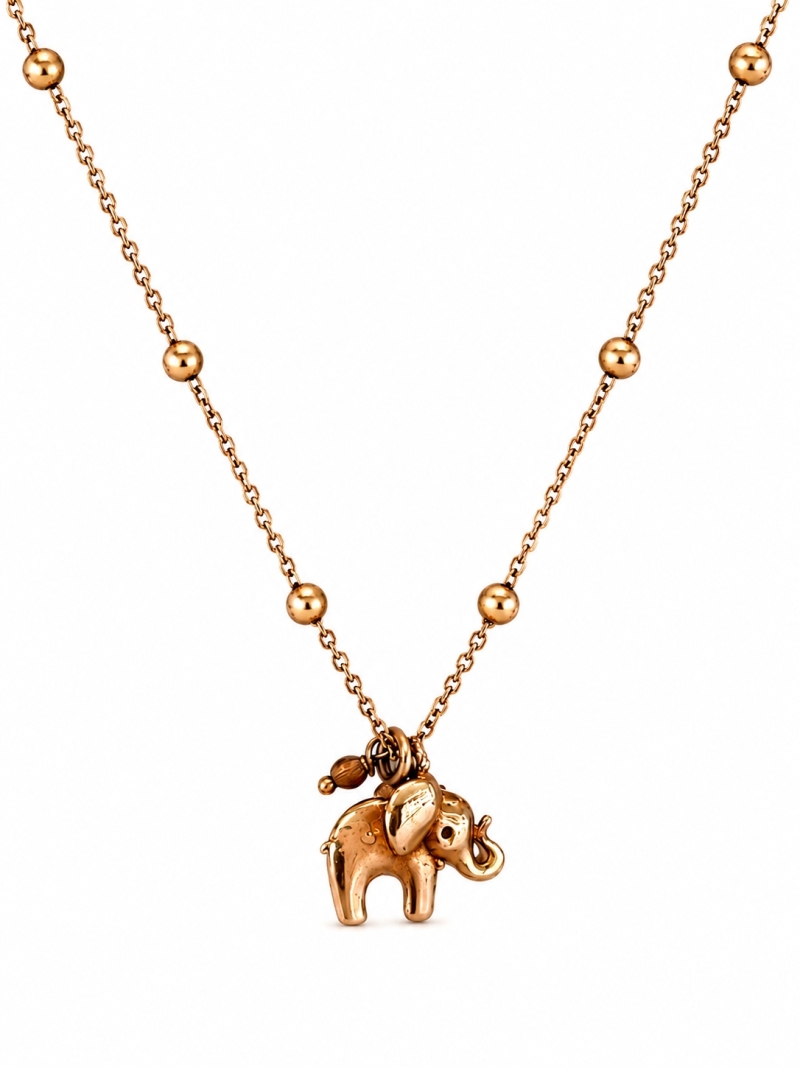 Acquista ora collana elefantino rose gold su elefantebianco.jewelry