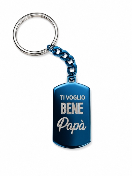 Acquista ora portachiavi ti voglio bene papà su elefantebianco.jewelry