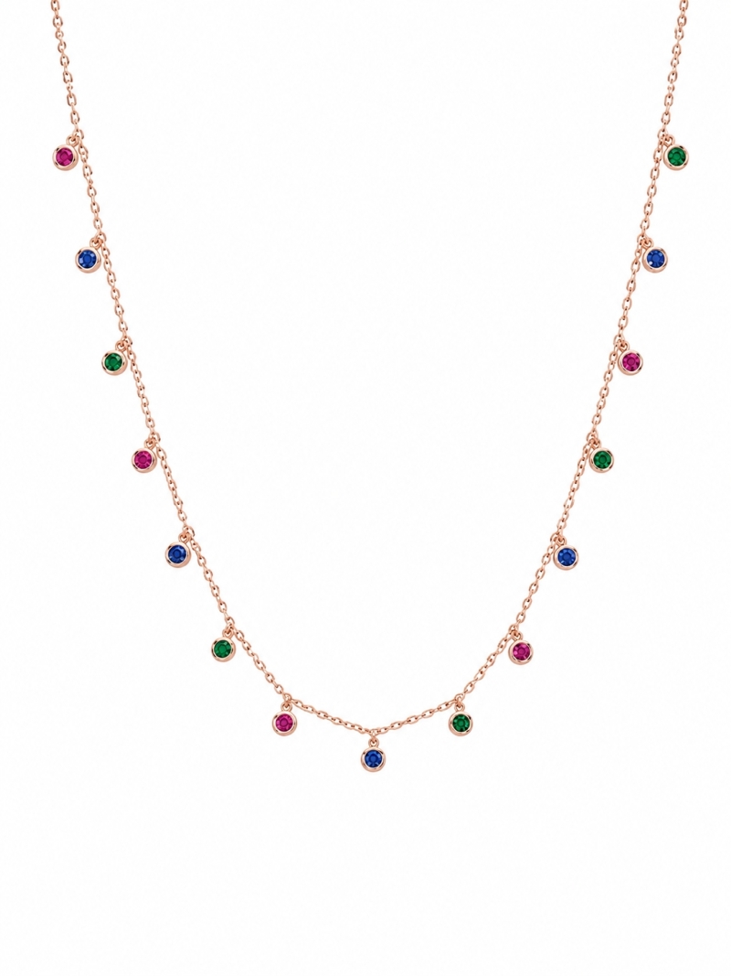 Acquista ora collana punti luce multicolor Chi mi ama su elefantebianco.jewelry