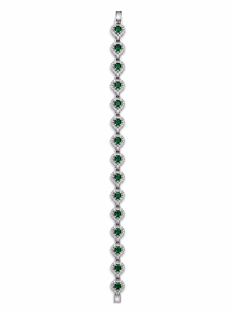 Acquista ora bracciale tutti cuori verde su elefantebianco.jewelry