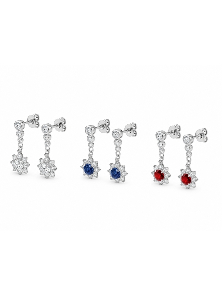 Acquista ora orecchini girasole pendente su elefantebianco.jewelry