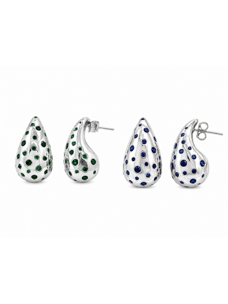 Acquista ora orecchini goccia punti luce su elefantebianco.jewelry