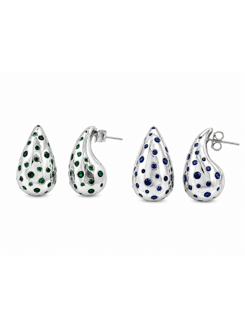 Acquista ora orecchini goccia punti luce su elefantebianco.jewelry