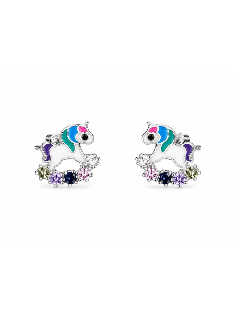 Acquista ora orecchini unicorno su elefantebianco.jewelry