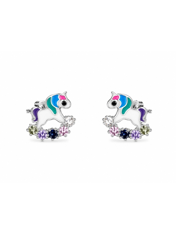 Acquista ora orecchini unicorno su elefantebianco.jewelry