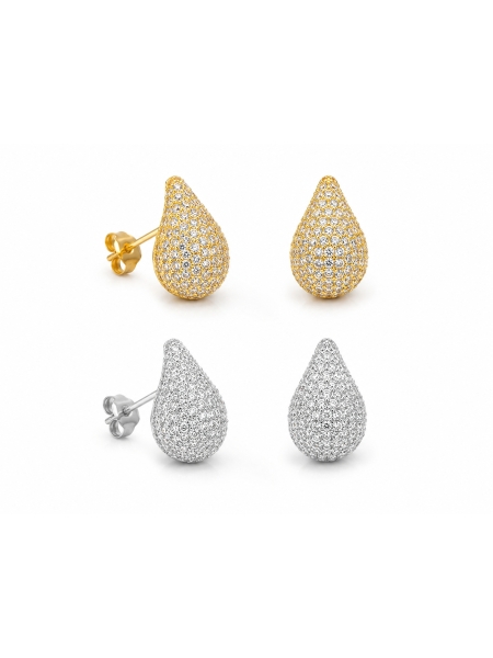 Acquista ora orecchini modello goccia su elefantebianco.jewelry