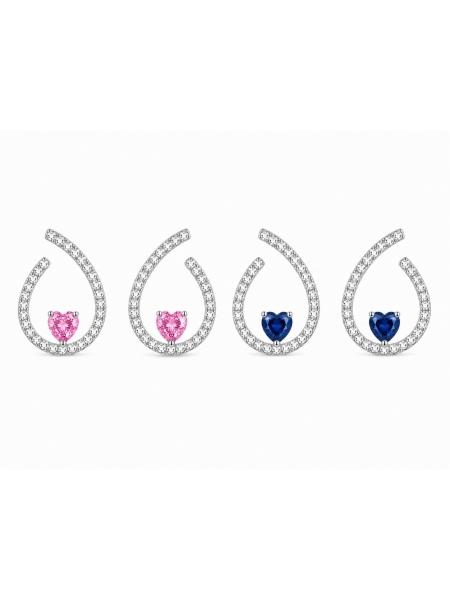 Acquista ora orecchini scia cuore su elefantebianco.jewelry