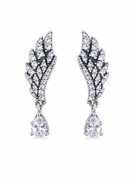 Acquista ora ali con pietra su elefantebianco.jewelry