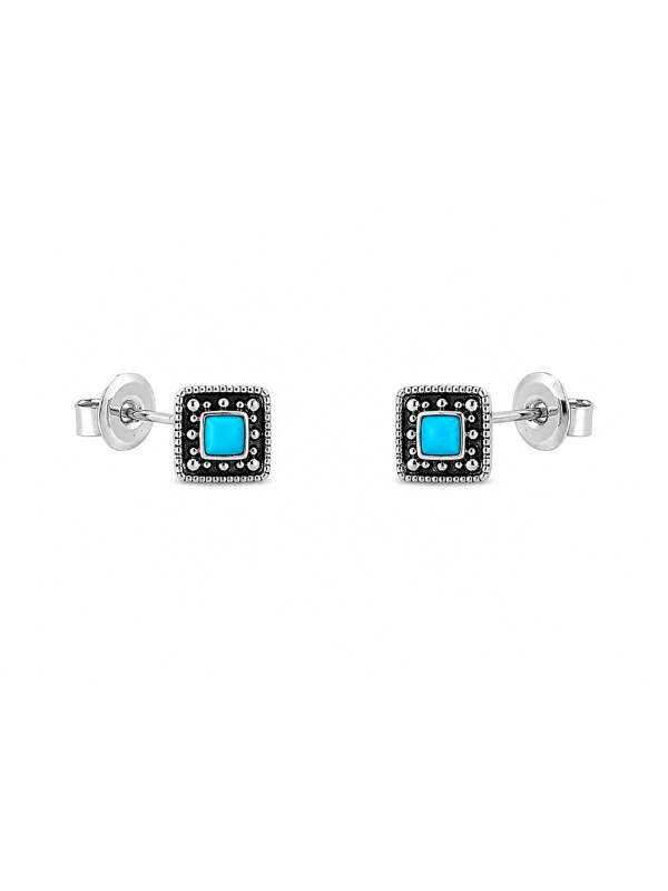 Acquista ora orecchini turquoise (argento 925%) model 3 su elefantebianco.jewelry
