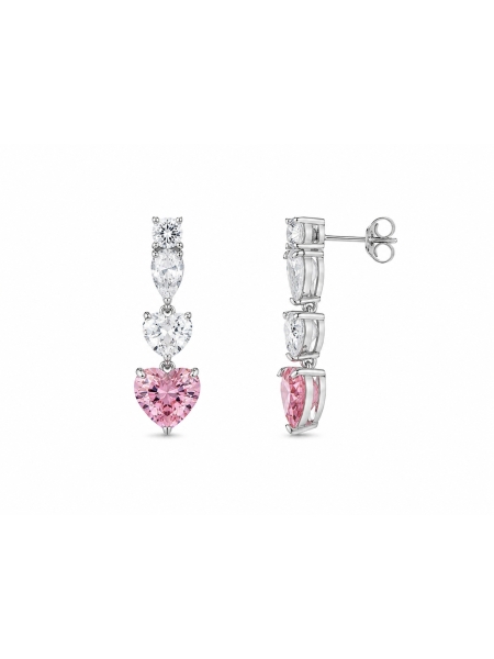 Acquista ora orecchini pink e love su elefantebianco.jewelry