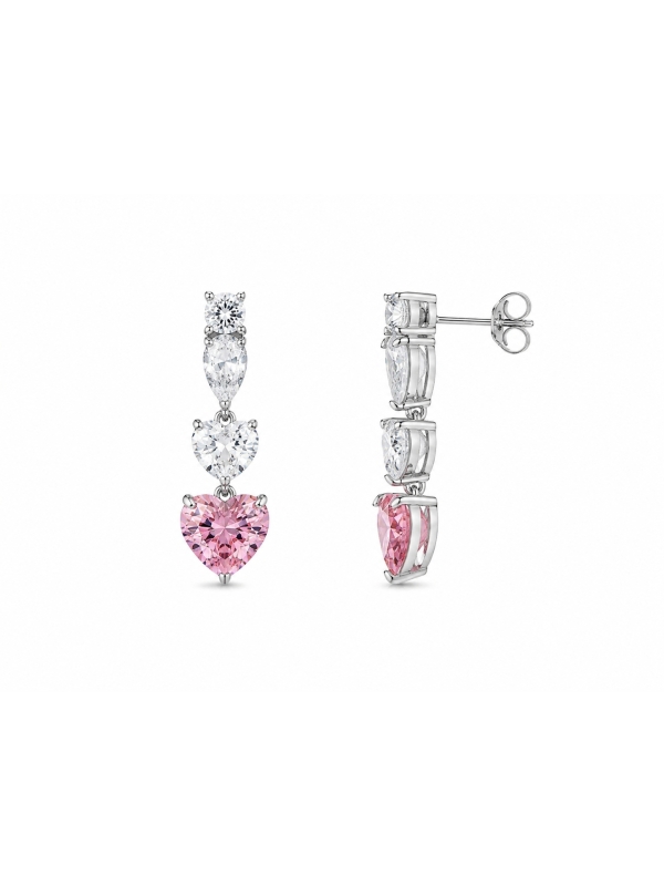 Acquista ora orecchini pink e love su elefantebianco.jewelry