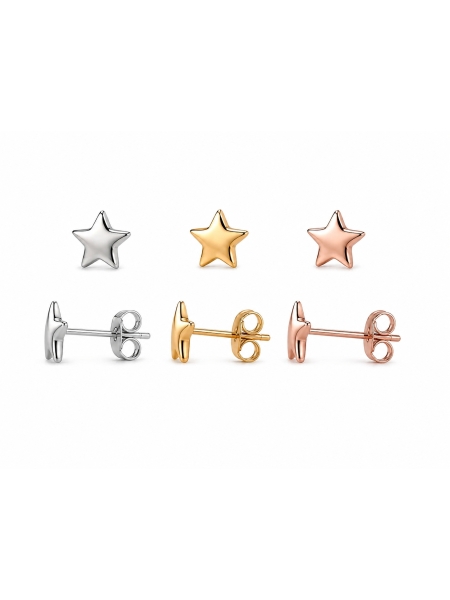 Acquista ora orecchini stellina lobo su elefantebianco.jewelry