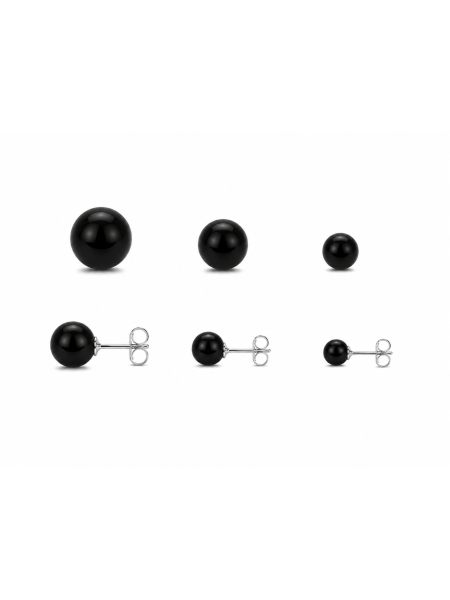 Acquista ora orecchini Pallino nero su elefantebianco.jewelry