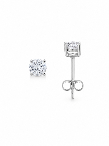 Acquista ora orecchini punto luce 4 mm oro 750 su elefantebianco.jewelry