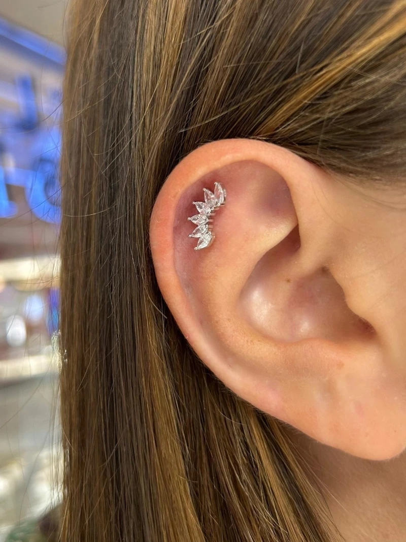 Acquista ora orecchino Chicago base silver su elefantebianco.jewelry