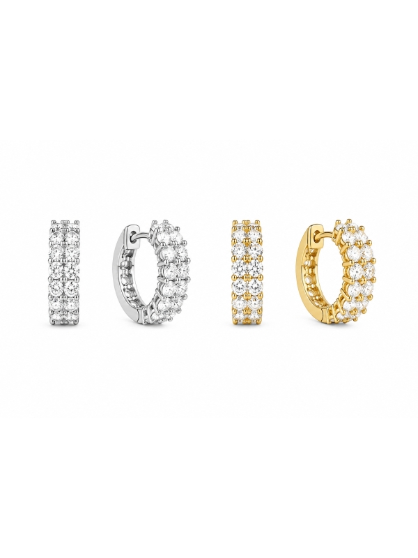 Acquista ora cerchietti mini super zirconi doppia striscia su elefantebianco.jewelry