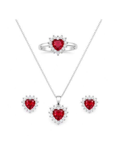 Acquista ora Jack e rose rubino argento 925% su elefantebianco.jewelry