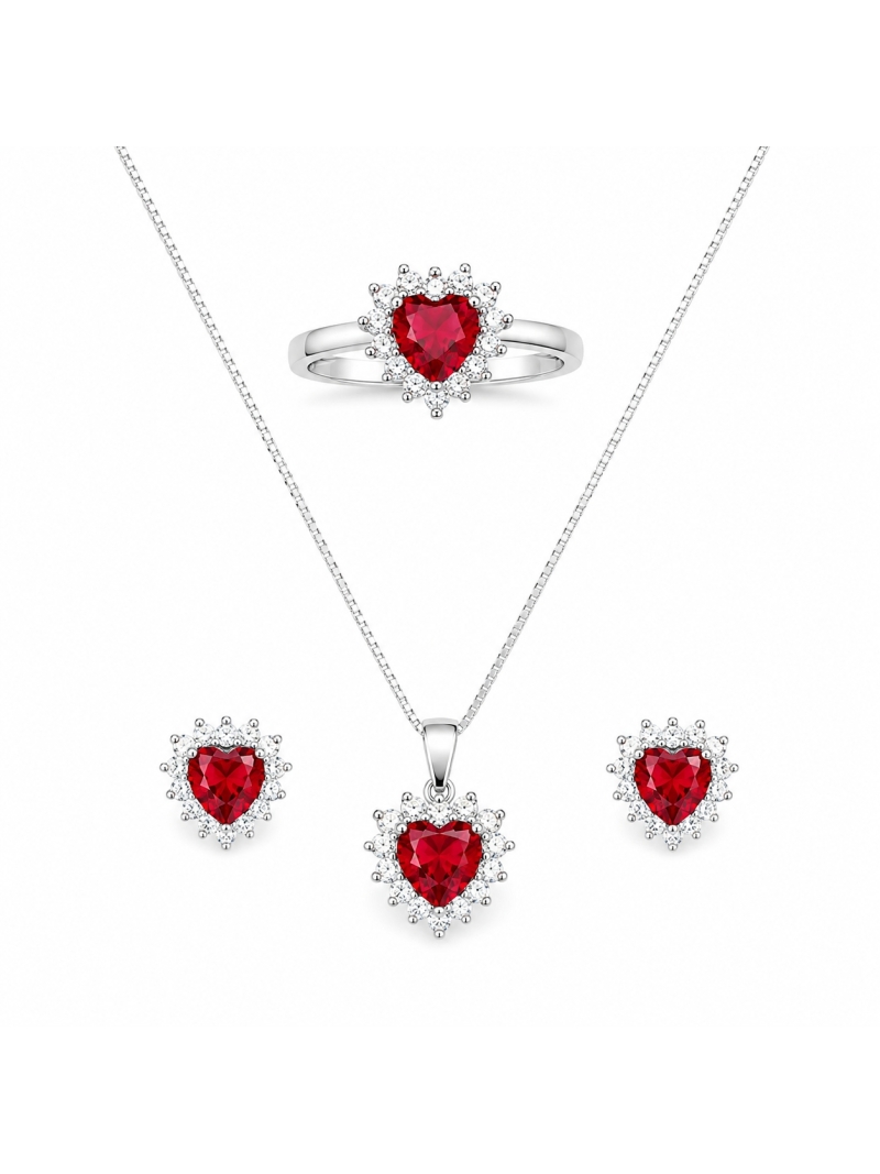 Acquista ora Jack e rose rubino argento 925% su elefantebianco.jewelry