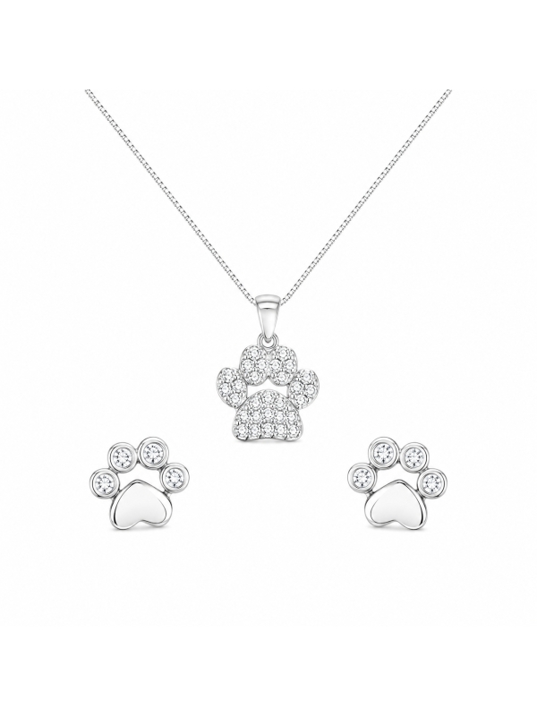Acquista ora Qui la zampa amico mio (Argento 925%) su elefantebianco.jewelry