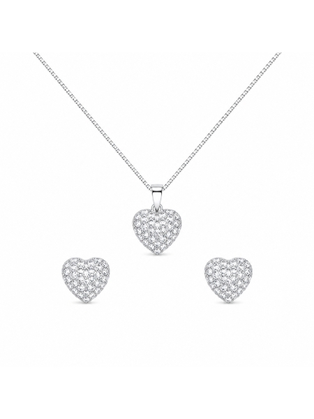 Acquista ora Pavè love in Argento 925% su elefantebianco.jewelry