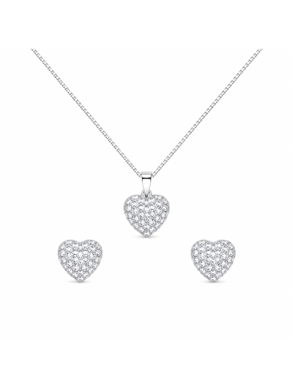 Acquista ora Pavè love in Argento 925% su elefantebianco.jewelry